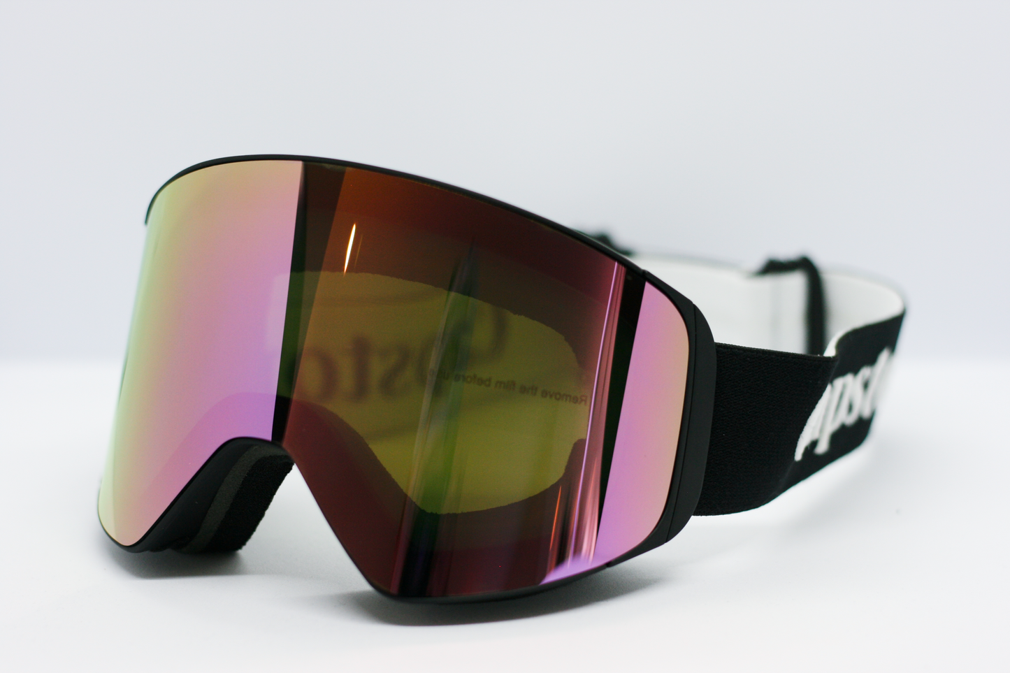 Ski Goggles Purple Aurora with Magnetic Lens