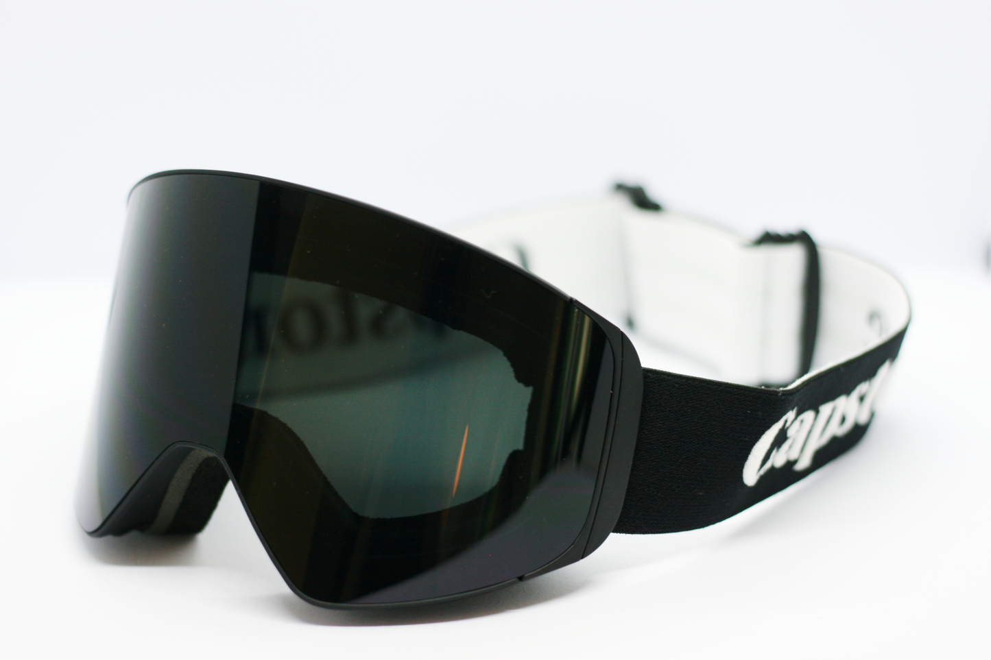 Skidglasögon Black Smoke med magnetisk lins