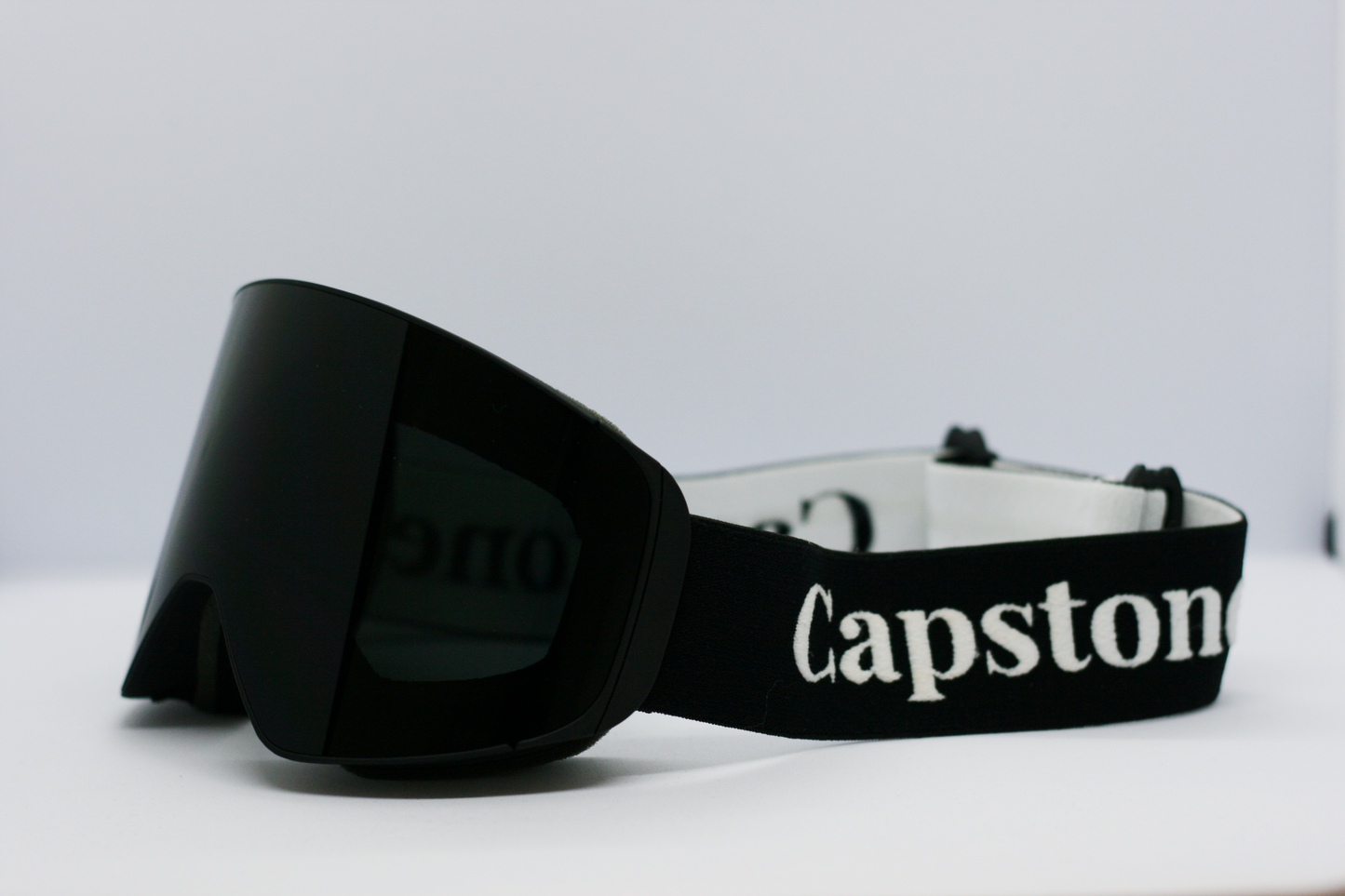 Skidglasögon Black Smoke med magnetisk lins