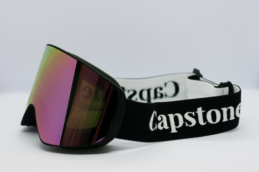 Skidglasögon Purple Aurora med magnetisk lins